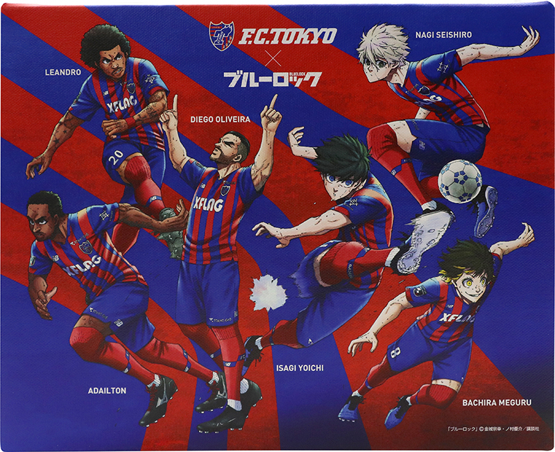 Announcement of FC Tokyo x Blue Lock Poster Display
