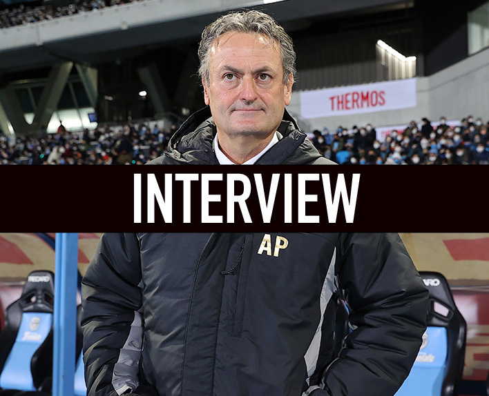 Pre-match interview with Coach Albert before the Avispa Fukuoka match